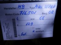 Schaltgetriebe <br>MERCEDES BENZ A-Klasse (W168) 1.4l